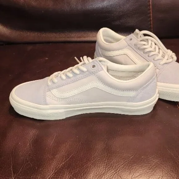 Vans Old Skool skate sneakers color marshmallow size Mens 5.5 - Picture 3 of 8